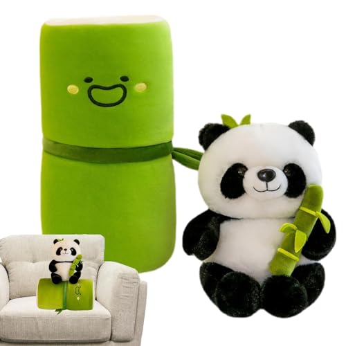 TAOXUNLOVE Peluche panda farcito, simpatici peluche panda - Panda che abbraccia il giocattolo del cuscino animale farcito | Decorazione della stanza, collezione realistica e divertente per soggiorno, von TAOXUNLOVE