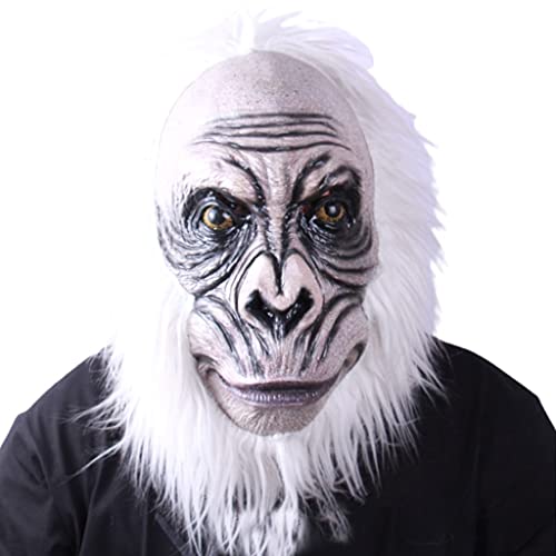 TAZIZI Halloween-Maske, Tierbabun-Maske, Halloween-Kopfbedeckung, Kostüm, Maskerade, Party, Cosplay, gruselige Requisiten, für Erwachsene TAZIZI Halloween-Maske, Tierbabun-Maske, Halloween-Kopfbedeckung, Kostüm, Maskerade, Party, Cosplay, gruselige Requisiten, für Erwachsene von TAZIZI