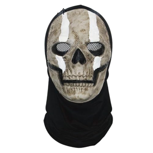 TAZIZI Halloween-Skelett-Horror-Maske, gruselige Cosplay-Maske, für Halloween-Party, Cosplay, Kostüm-Requisite TAZIZI Halloween-Skelett-Horror-Maske, gruselige Cosplay-Maske, für Halloween-Party, Cosplay, Kostüm-Requisite von TAZIZI