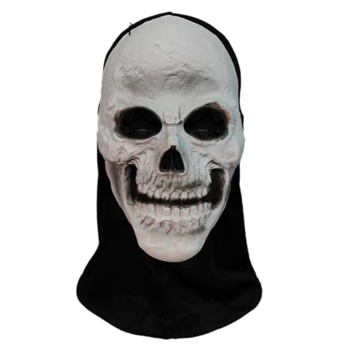 TAZIZI Halloween-Skelett-Horror-Maske, gruselige Cosplay-Maske, für Halloween-Party, Cosplay, Kostüm-Requisite TAZIZI Halloween-Skelett-Horror-Maske, gruselige Cosplay-Maske, für Halloween-Party, Cosplay, Kostüm-Requisite von TAZIZI