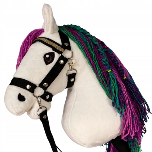 TBA Stockpferd Hobby Horse Pferde zum Springen, Steckenpferd Hobby Horse 70 cm, Hobby Horse Steckenpferd Kinder ab 3 Jahre, Hobby Horse Pferde für Große Kinder, Hobbyhorse, Hobby Horsing Pferd von TBA