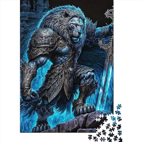 500-teiliges Puzzle für Erwachsene, Mechanischer Tiger, Puzzle, Familienspiel, Holzpuzzle, 500 Teile (52 x 38 cm) von TBDUEPS