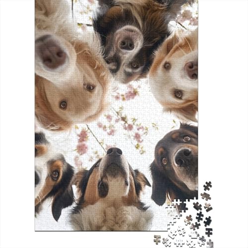 Berner Sennenhund-Puzzle, präzises ineinander greifendes rechteckiges Papierpuzzle für Jungen oder Mädchen, 38 x 26 cm/1000 Teile von TBDUEPS