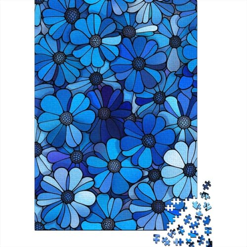 Blumenpuzzle, 100% recycelter Karton, Premium-Karton, Puzzle für Erwachsene und Kinder, 38 x 26 cm, 1000 Teile von TBDUEPS