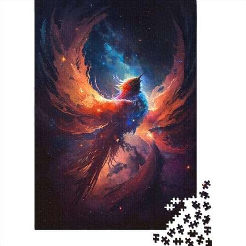 Cosmic Space Phoenix Puzzle 1000 Teile Puzzle Spielzeug für Erwachsene Puzzle Einzigartiges schwieriges und herausforderndes Puzzlespiel Spielzeug Geschenk 1000 Teile (75x50cm) von TBDUEPS