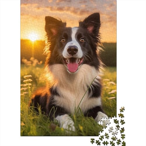 Deutsche Schäferhunde-Puzzle, einzigartige Heimdekoration, 100% recycelte Pappe, Puzzle für Jungen oder Mädchen, 70 x 50 cm, 1000 Teile von TBDUEPS