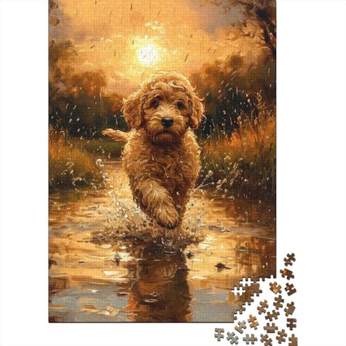 Dudu Hundepuzzle, Relax-Challenge-Spielzeug, Premium-Karton, Puzzle für Erwachsene und Kinder, Ostergeschenke, 38 x 26 cm, 1000 Teile von TBDUEPS