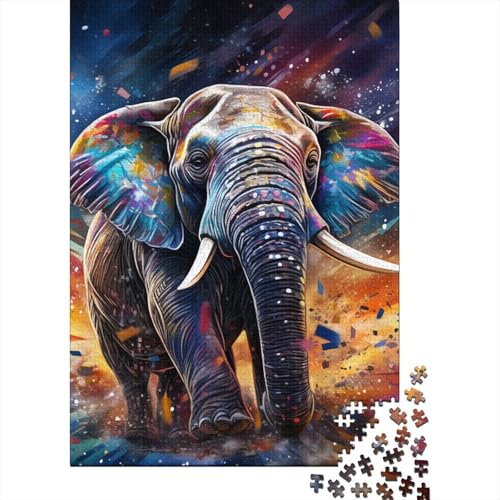 Elefanten-Puzzle, Lernspiele, Familienaktivitäten, Premium-Karton-Puzzle für Frauen und Männer, Ostergeschenk, 70 x 50 cm/1000 Teile von TBDUEPS