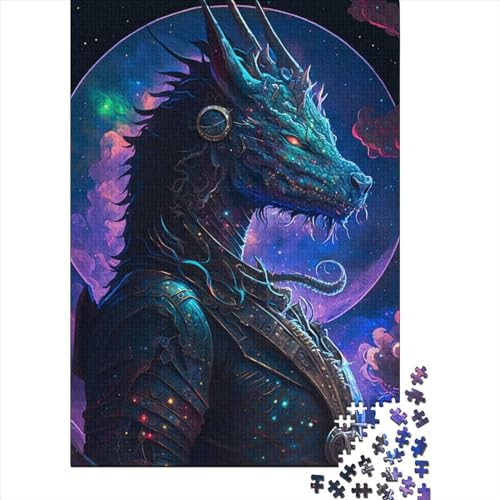 Holzpuzzle mit 500 Teilen für Erwachsene, Dragonborn1 Puzzles, Puzzlegeschenke, Puzzles für Familienspiele, 500 Teile (52 x 38 cm) von TBDUEPS