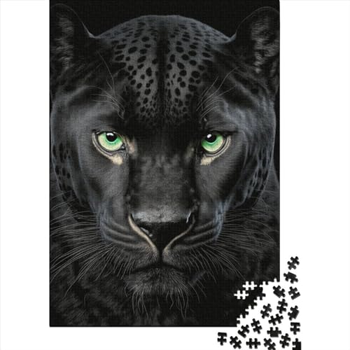 Leoparden-Puzzle 1000 Teile Puzzle Spielzeug für Erwachsene Puzzle Einzigartiges, schwieriges und herausforderndes Puzzlespiel Spielzeug Geschenk 1000 Teile (75 x 50 cm) von TBDUEPS