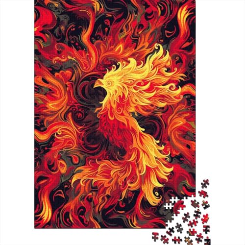 Phoenix Puzzle, anpassbare Bilder, 100% recycelter Karton, Puzzle für Erwachsene und Teenager, einzigartiges Geschenk, 70 x 50 cm/1000 Teile von TBDUEPS