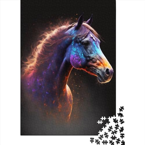 Puzzle 1000 Teile für Erwachsene, Star Horse, Puzzles für die ganze Familie, geistige Kunst, Puzzlespiel, Spielzeug, Geschenk für 1000 Teile (75 x 50 cm) von TBDUEPS