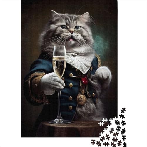 Puzzle für Erwachsene, „Aristocat“, Puzzle für Erwachsene, Puzzle-Spielzeug, Familienspiele, Puzzle, dekoratives Zuhause, 1000 Teile (75 x 50 cm) von TBDUEPS