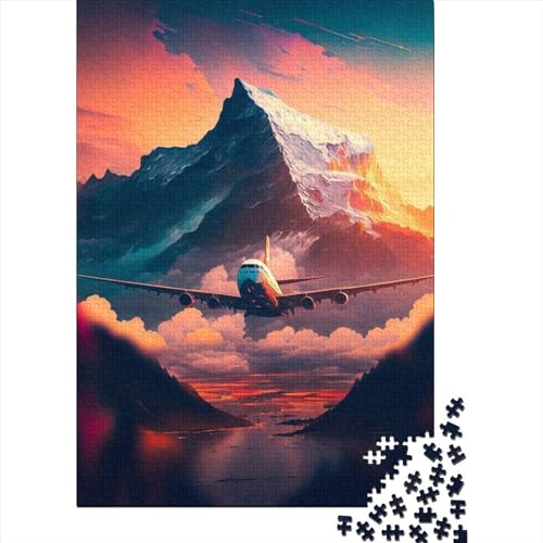 Puzzle für Erwachsene, 500 Teile, Kriegsflugzeug-Puzzle, Holzpuzzle für Erwachsene, Spiele, Lernspielzeug, 500 Teile (52 x 38 cm) von TBDUEPS