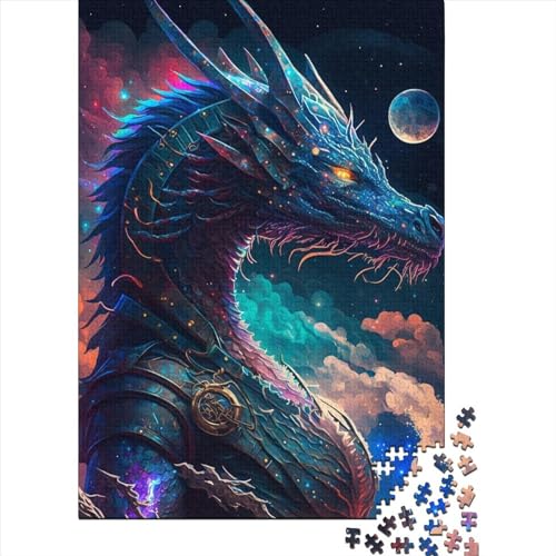 Puzzle für Erwachsene, Dragonborn2, 1000-teiliges Puzzle, kreatives Holzpuzzle, Spielzeug, Dekompressionsspiele, Geschenke, 1000 Teile (75 x 50 cm) von TBDUEPS