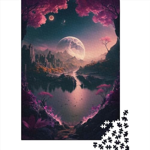 Puzzle für Erwachsene, Exoplanet Tau Ceti e, Puzzle, 300 Teile, kreatives Puzzle, geistiges Spielzeug, Zusammenbauspiele, 300 Teile (40 x 28 cm) von TBDUEPS