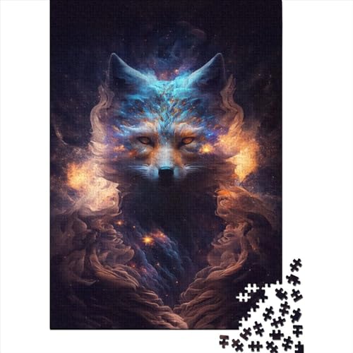 Puzzle für Erwachsene, Galactic Fox Kitsune, 1000 Teile, Puzzlespiele, Lernspielzeug, Puzzles für ab 18 Jahren und Erwachsene, 1000 Teile (75 x 50 cm) von TBDUEPS