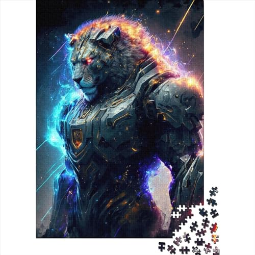 Puzzle für Erwachsene, Space Lions2, Puzzle für Erwachsene, Puzzle-Spielzeug, Familienspiele, Puzzle, dekoratives Zuhause, 1000 Teile (75 x 50 cm) von TBDUEPS