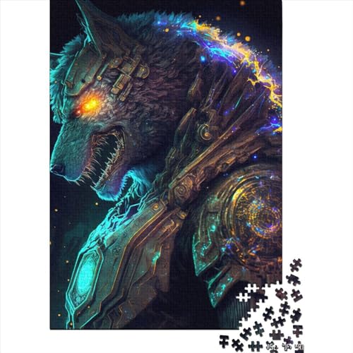 Puzzle für Erwachsene, Space Marine Wolves3, Puzzle 1000 Teile, kreatives Puzzle, geistiges Spielzeug, Zusammenbauspiele, 1000 Teile (75 x 50 cm) von TBDUEPS