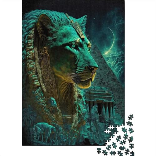 Puzzle mit 1000 Teilen für Erwachsene, Mythical Beast2-Puzzles, schwieriges Puzzle, Lernspiele, Heimdekoration, 1000 Stück (75 x 50 cm) von TBDUEPS