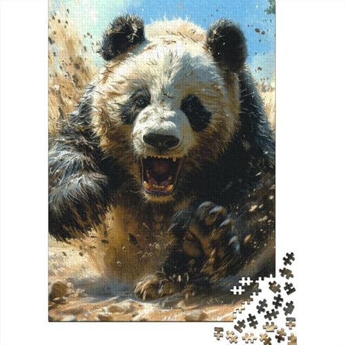 Riesenpanda-Puzzle, 100% recyceltes Kartonpapier, rechteckiges Puzzle für Erwachsene und Kinder, Ostergeschenk, 70 x 50 cm/1000 Teile von TBDUEPS