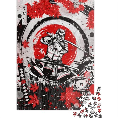 Samurai-Krieger, 300 Puzzleteile für Erwachsene, Puzzle-Sets für die ganze Familie, Lernspiel, Puzzle 300 Teile (40 x 28 cm) von TBDUEPS