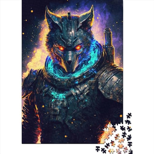 Space Marine Wolves1 300-teiliges Puzzle für Erwachsene, schwieriges Puzzle für Erwachsene, anspruchsvolles Puzzle-Geschenk für Freunde und Familie, 300 Teile (40 x 28 cm) von TBDUEPS