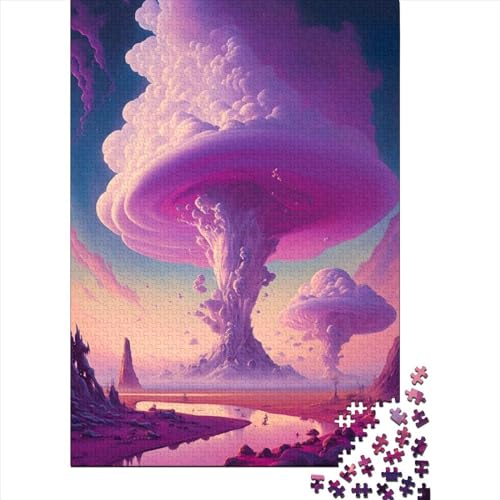 Weltraumlandschaft Puzzle 1000 Teile Puzzle Spiel für Erwachsene Puzzle Spielzeug Teenager Puzzle Geschenke Wanddekoration 1000 Teile (75x50cm) von TBDUEPS