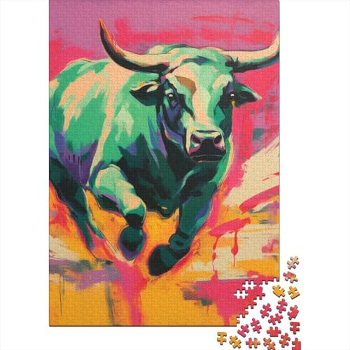 Yak Puzzle Premium 100% Recycling-Pappe, rechteckiges Puzzle für Erwachsene und Teenager, einzigartiges Geschenk, 38 x 26 cm, 1000 Teile von TBDUEPS