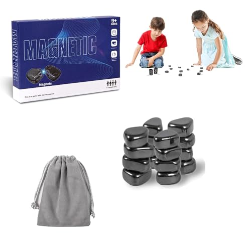 Magnetisches Schachspiel,Tisch-Magnetspiel,Magnet Schach,Magnetic Chess Game,Mit 20 Magnetischen Steinen für Familien-Party,Weihnachten von TBLMPNE