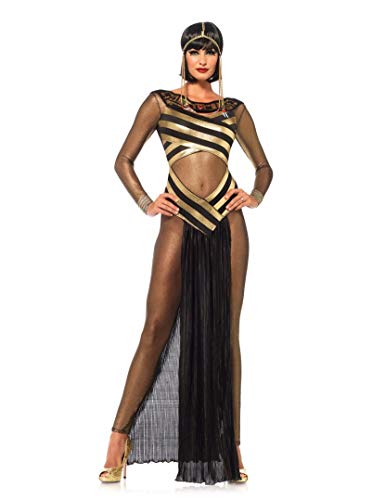 TBTROQXCT Altes Ägypten Königin Cosplay Kostüm Ägyptisches Kleopatra Kleid Erwachsene Frauen Cosplay Kostüm Fantasy Halloween Kostüm(3XL) von TBTROQXCT