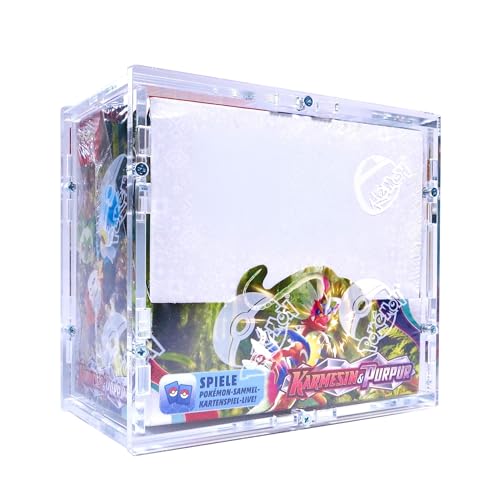 TCG Cases Selbstaufbau Acryl Case Made in Germany passend für Pokemon 36er Display Booster Box Hardcover Protektor Schutzhülle Protection Selbstaufbau von TCG Cases