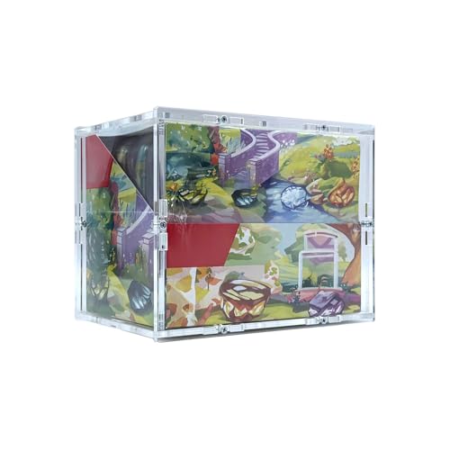 TCG Cases Selbstaufbau Acryl Case Made in Germany passend für Pokemon 8X Mini Tin Case Display Schutzhülle Protection Hardcover Selbstaufbau von TCG Cases