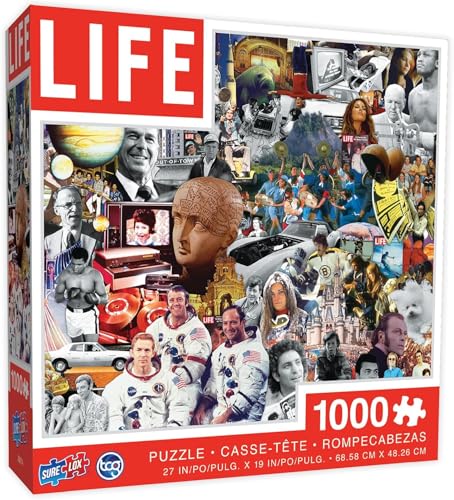 Life Brand – 1000-teiliges Puzzle – 1970er-Jahre; tolles Geschenk für Mama, Papa, Teenager, Männer und Frauen von TCG Toys