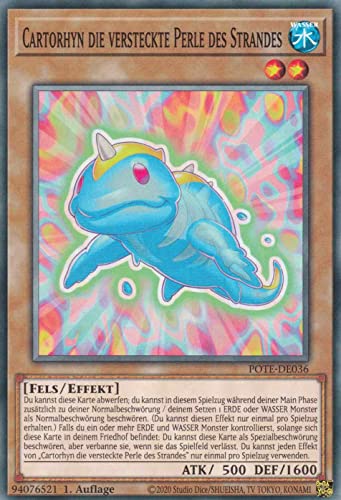 Cartorhyn die versteckte Perle des Strandes POTE-DE036 Common Yugioh 1.Auflage DE gamersheavenDe von TCG