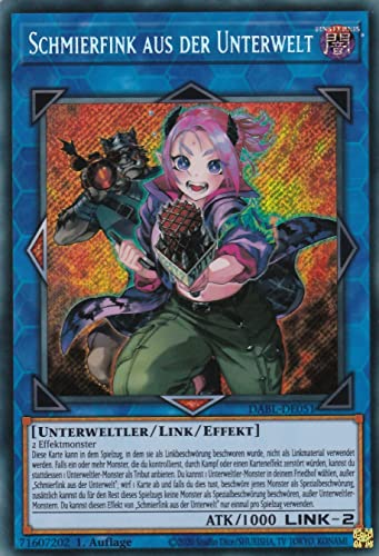 DABL-DE051 - Schmierfink aus der Unterwelt - Secret Rare - Deutsch - 1. Auflage - im Set mit Ultrapro Toploader - Yugioh von TCG