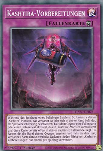 DABL-DE076 - Kashtira-Vorbereitungen - Common - Deutsch - 1. Auflage - im Set mit Ultrapro Toploader - Yugioh von TCG