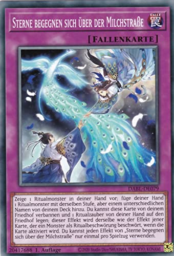 DABL-DE079 - Sterne begegnen Sich über der Milchstraße - Common - Deutsch - 1. Auflage - im Set mit Ultrapro Toploader - Yugioh von TCG