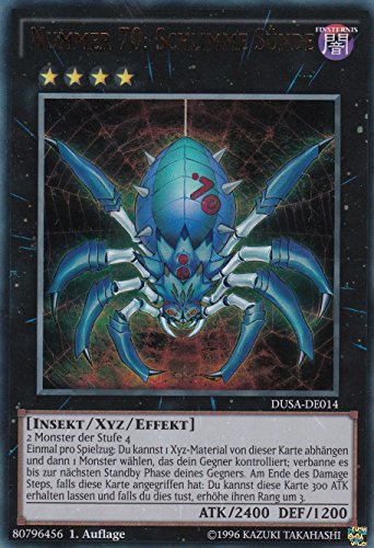 DUSA-DE014 - Nummer 70: Schlimme Sünde - Ultra Rare - Deutsch - im Set mit Ultrapro Toploader - Yugioh von TCG