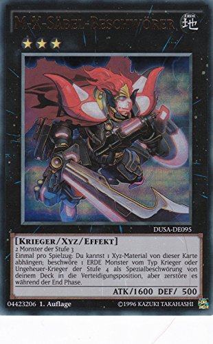 DUSA-DE095 - M-X-Säbel-Beschwörer - Ultra Rare - Deutsch - im Set mit Ultrapro Toploader - Yugioh von TCG