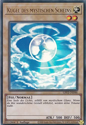 GFP2-DE046 - Kugel des mystischen Scheins - Ultra Rare - Deutsch - 1. Auflage - im Set mit Ultrapro Toploader - Yugioh von TCG