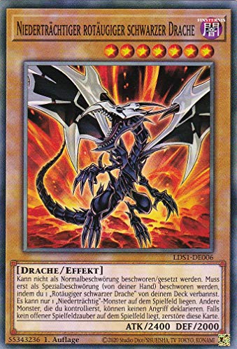 LDS1-DE006 - Niederträchtiger rotäugiger schwarzer Drache - Common - Deutsch - 1. Auflage von TCG