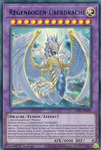 LDS1-DE101 - Regenbogen-Überdrache - Ultra Rare - Deutsch - 1. Auflage von TCG