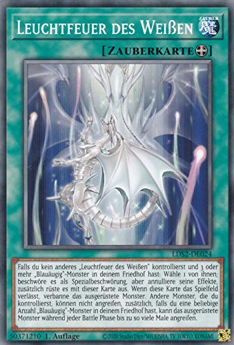 LDS2-DE024 - Leuchtfeuer des Weißen - Common - DE - im Set mit Ultrapro Toploader - Yugioh von TCG