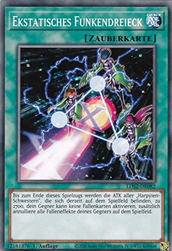 LDS2-DE082 - Ekstatisches Funkendreieck - Common - DE - im Set mit Ultrapro Toploader - Yugioh von TCG