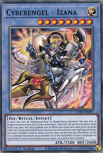 LDS2-DE091 - Cyberengel - Izana - Common - DE - im Set mit Ultrapro Toploader - Yugioh von TCG