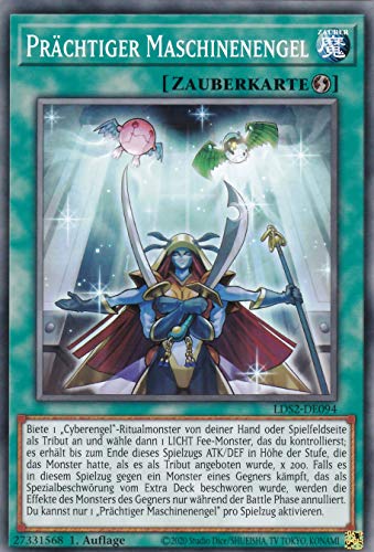 LDS2-DE094 - Prächtiger Maschinenengel - Common - DE - im Set mit Ultrapro Toploader - Yugioh LDS2-DE094 - Prächtiger Maschinenengel - Common - DE - im Set mit Ultrapro Toploader - Yugioh von TCG