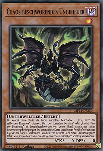 MP21-DE250 - Chaos beschwörendes Ungeheuer - Super Rare - Deutsch - 1. Auflage von TCG