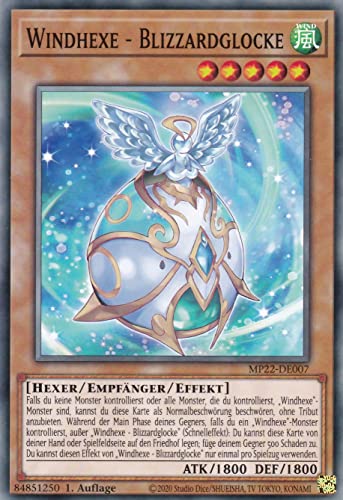 MP22-DE007 - Windhexe - Blizzardglocke - Common - Deutsch - 1. Auflage - im Set mit Ultrapro Toploader - Yugioh von TCG