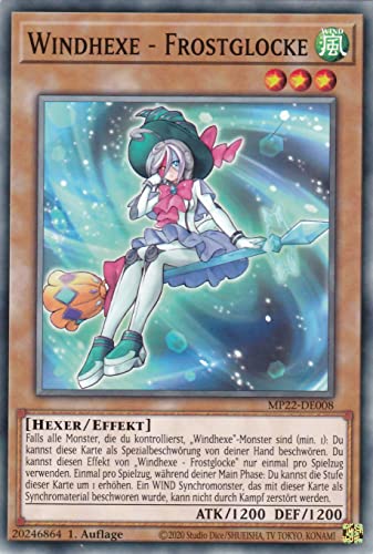 MP22-DE008 - Windhexe - Frostglocke - Common - Deutsch - 1. Auflage - im Set mit Ultrapro Toploader - Yugioh von TCG